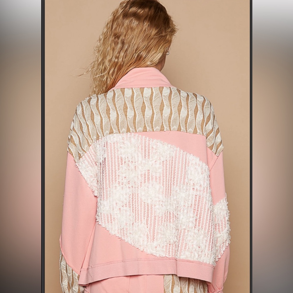 113 ❤️ POL Roomy fit wavy patch jacket and pant set - Picture 7 of 10